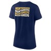 NCAA West Virginia Mountaineers Women's Bi-Blend Crew Neck T-Shirt - 2 of 3