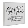 Stupell Industries Get Naked Funny Bathroom, 20" x 16" - 3 of 4