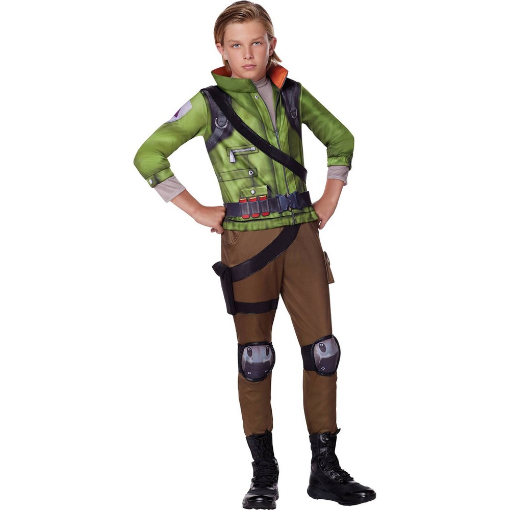 Halloween Kids' Fortnite Jonesy Halloween Costume Jumpsuit M