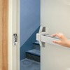 VEVOR Push Bar Door Locks, Carbon Steel Panic Bars for Exit Doors, with Exterior Lever and 3 Keys, Push Bar Panic Exit Device Door Hardware,Silver - 2 of 4