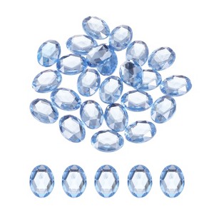 Unique Bargains Acrylic Flat Back Diamond Gems Bead for Face Painting DIY Crafts 25 Pcs - 1 of 4