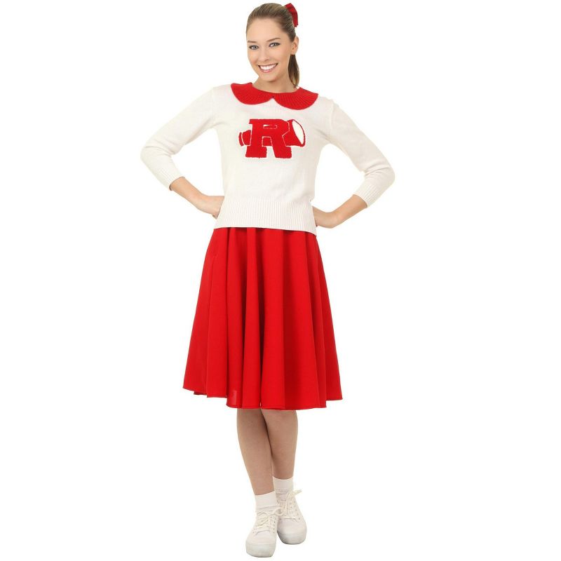 HalloweenCostumes.com Grease Plus Size Womens Rydell High Cheerleader Costume., 1 of 3