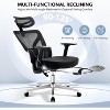 Ergonomic Office Desk Chair - High-Back Mesh Chair with Adjustable Lumbar, 3D Armrests, Headrest | Rolling Swivel for Home, Office, Gaming - 3 of 4