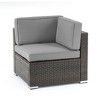 GODEER 7pc Wicker Outdoor Conversation Set - 3 of 4