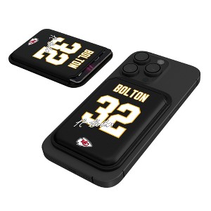 Keyscaper NFL Kansas City Chiefs Players Game Tactic Black Magnetic Credit Card Wallet - 1 of 3