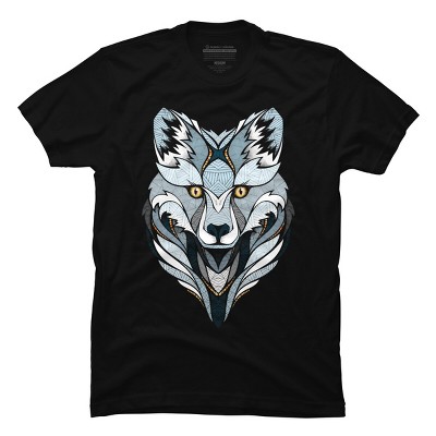 Men's Design By Humans Little Polar Fox By Studiokauz T-Shirt