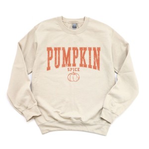 Simply Sage Market Pumpkin Spice Varsity Sweatshirt - 1 of 4