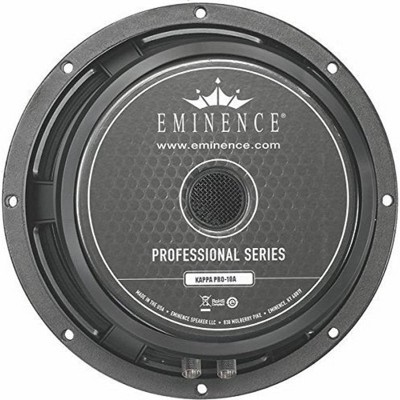 EMINENCE 10"PRO MID BASS SPKR,1000W,8OHM KAPPAPRO10A