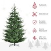 Whisen 9FT Artificial Christmas Tree with 1939 Realistic Branches, Steel Base, Auto Open - Green - 3 of 4