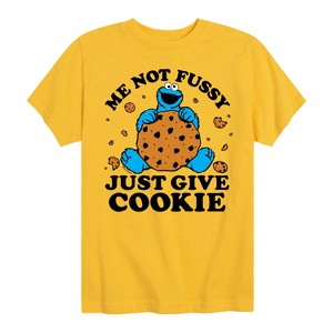 Boys' - Sesame Street - Me Not Fussy Short Sleeve Graphic T-Shirt - 1 of 4