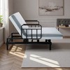KTMBDW Electric Lift Bed for Seniors,Wired Remote Control with One-Touch Backrest Lift&Leg Lowering, Fall-Safe Rails & Detachable Meal Tray, Lying Aid - 2 of 4