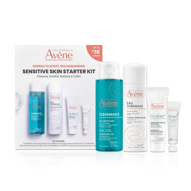 Avene Dermatologist Recommended Sensitive Skin Starter Kit - 4ct, 2 of 5