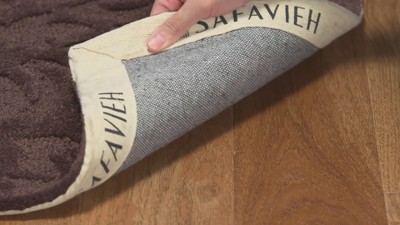 Beige Hand-Hooked Wool and Synthetic 2' x 3' Area Rug