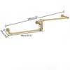 YIYIBYUS Wall Mounted Clothes Rack, Industrial Pipe Clothing Rack for Hanging Clothes - 3 of 4