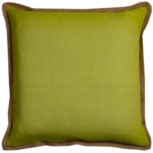Rizzy Home Solid Throw Pillow Green