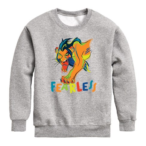 Boys' - Disney - Scar Graphic Long Sleeve Fleece Sweatshirt - image 1 of 4