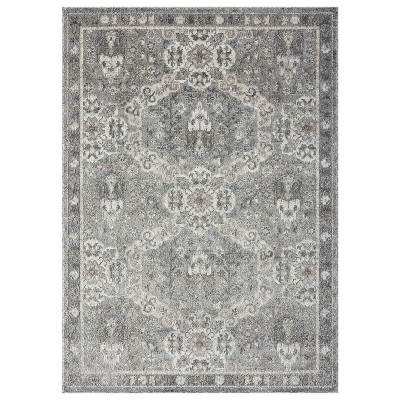 Luxe Weavers Oriental Vintage Medallion, Gray 9x12 Area Rug : Target