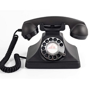 Gpo - GPO Retro GPO200BLK 200 Vintage Rotary Dial Telephone Classic Bakelite Black - 1 of 4