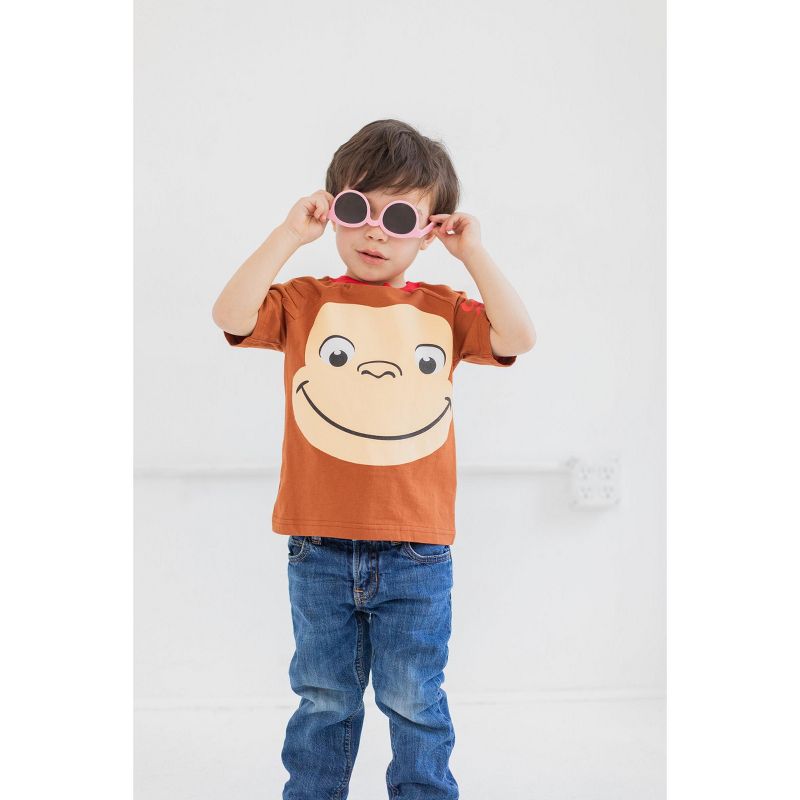 Curious George 2 Pack Graphic T-Shirts Toddler, 3 of 10