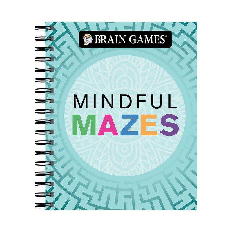 Brain Games - Mindful Mazes - by  Publications International Ltd & Brain Games (Spiral Bound), 1 of 2