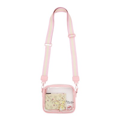 Pokémon Pikachu Number 025 Clear Crossbody & Wallet Stadium Bag : Target