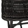 Amara Wicker Bar Stool - SEA7012 - Brown - Safavieh - 4 of 4