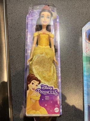  Mattel Disney Princess Belle Fashion Doll, Sparkling Look with  Brown Hair, Brown Eyes & Tiara Accessory : Toys & Games