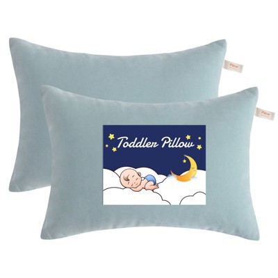 Down Alternative Toddler Pillows, Machine Washable Soft Travel Small Pillows - NTBAY