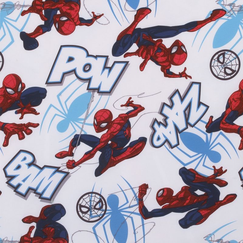Marvel Spiderman to the Rescue Red, White, and Blue Deluxe Easy Fold Toddler Nap Mat, 3 of 6