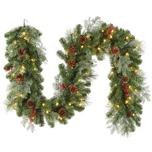 Haute Decor 6' Prelit Classic Garland - 1 of 4