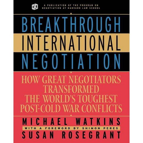 Breakthrough International Neg By Michael Watkins Susan Rosegrant Paperback Target