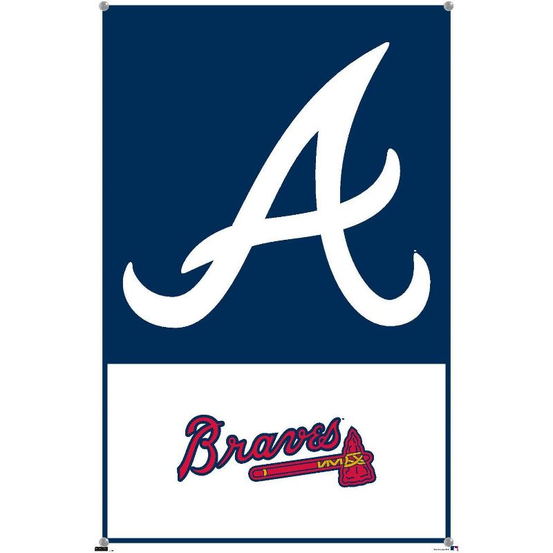 Trends International MLB Atlanta Braves - Logo 22 Unframed Wall Poster Prints, 4 of 7