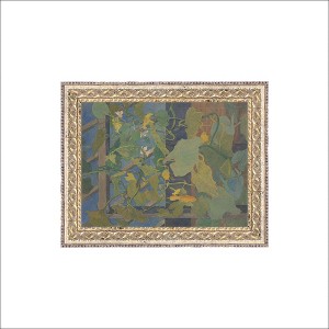 Petal Lane 10"x8" Theo Van Hoytema Fancy Framed Wall Art Gold - 1 of 4