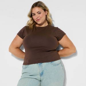 Women's Short Sleeve Crewneck T-Shirt - Wild Fable™ - 1 of 3