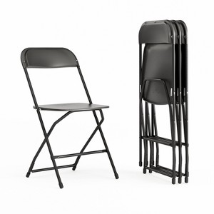 Alamont 4pk Plastic Folding Chairs - 1 of 4