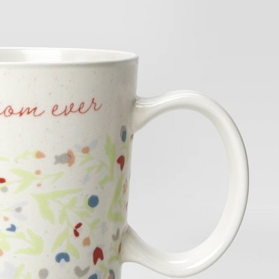 16oz Mother&#39;s Day Stoneware Best Mom Ever Mug - Threshold&#8482;_1