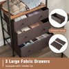 Tangkula Freestanding Closet Organizer w/ 3-position Hanging Rod & Storage Shelves - 4 of 4