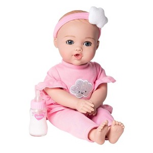 Adora Cry Baby Doll, 13 inch NurtureTime Baby Soft Pink - Giggles, Cries & Suckles - 1 of 4