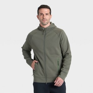 Men's Siro Ponte Full Zip Hooded Sweatshirt - All In Motion™ - 1 of 3