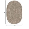 Colonial Mills Carrington Tweed - Storm Gray 2x4 - 3 of 3