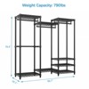 VIPEK V5 6 Tiers Wire Garment Rack Portable Closet Wardrobe, Max Load 890LBS - 3 of 4