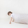 3 Sprouts Kids Recycled Fabric Play Tunnel - Gingham Beige - 2 of 4