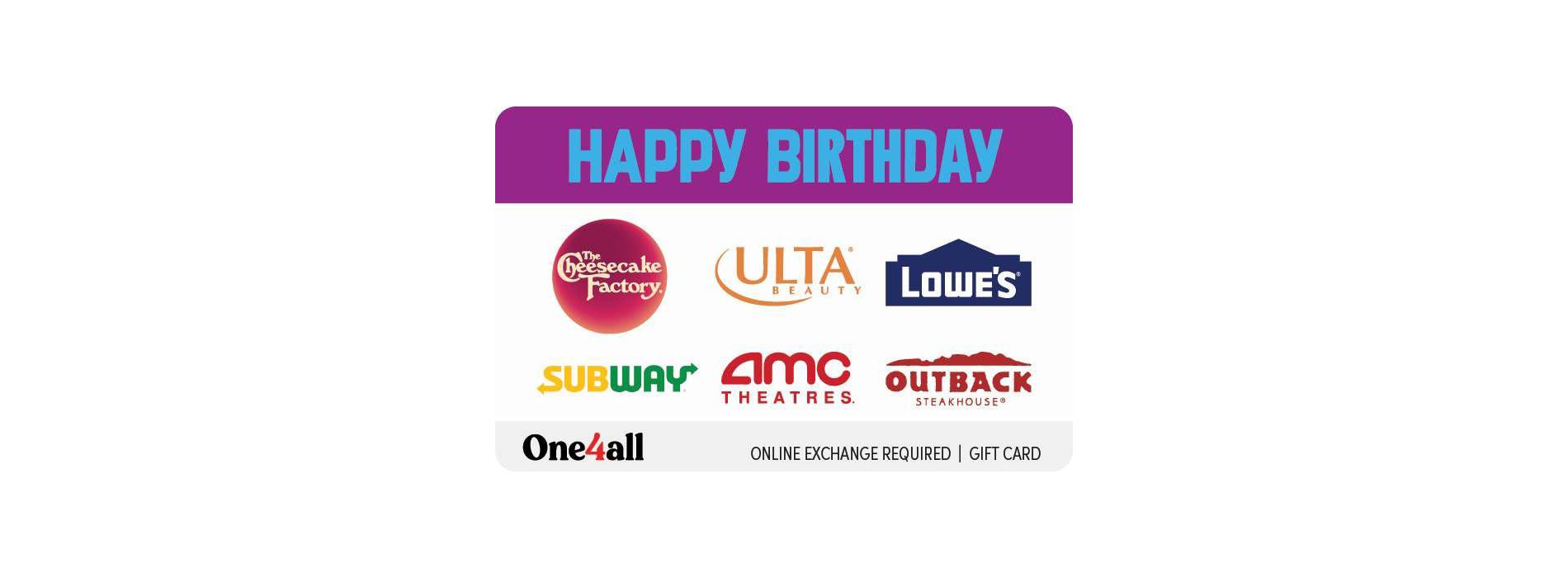 Happy Birthday Gift Card (Email Delivery)