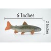 Collectible Wildlife Gifts | Fish, Arctic Char, Salmonidae, Museum Quality, Hand Painted, Realistic, Rubber Fish, Model,  Toy, Gift,   6" CH506 BB156 - 3 of 4