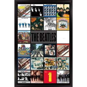 Trends International 24X36 The Beatles - Albums Framed Wall Poster Prints - 1 of 4