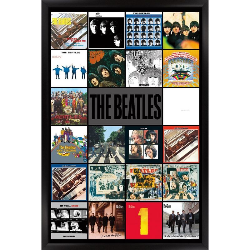 Trends International 24X36 The Beatles - Albums Framed Wall Poster Prints, 1 of 7