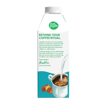 nutpods Unsweetened Caramel Creamer - 25.4 fl oz