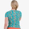 Calypsa Women's UPF 50+ Short Sleeve Adele Swim Top - 2 of 4