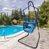 Sorbus hanging rope hammock swing with adjustable stand - 3 of 4