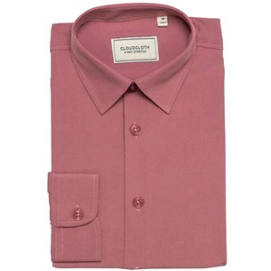 Adam Baker Boy's Regular Fit 4-Way Stretch Long Sleeve Solid Dress Shirt - Colors - 1 of 2